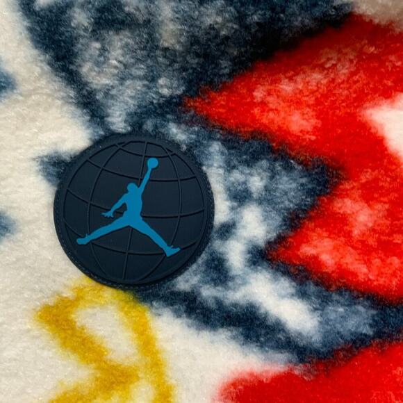 Jordan Fleece Pant Mens Size L Geometric Standard Fit Jumpman Comfy Cozy Pull On - Picture 15 of 16